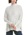Fate Wool-blend Mock Neck Sweater In White