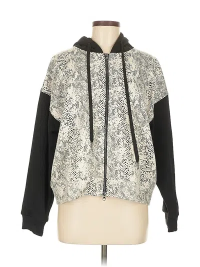 Pre-owned Fate Zip Up Hoodie In Silver