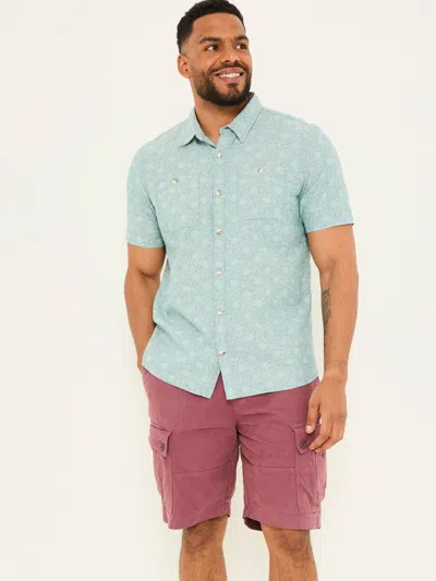 Fatface Breakyard Plum Purple Cargo Shorts