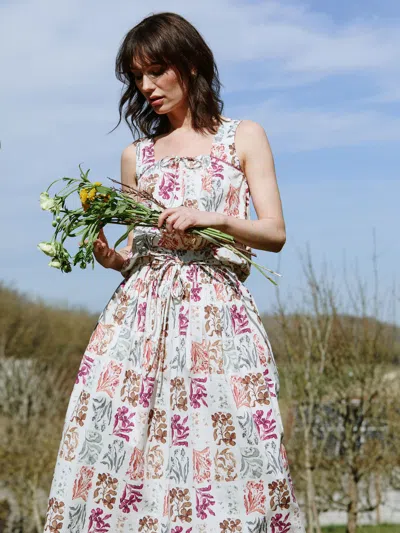 Fatface Brooke Multi Botanical Beeble Midi Skirt