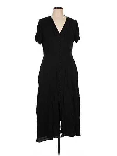 Pre-owned Fatface Casual Dress In Black