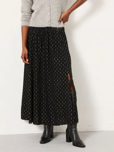 Fatface Harper Black Midi Skirt