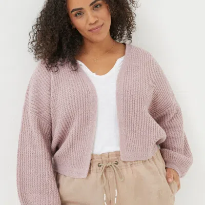 Fatface Plus Size Anna Cardigan In Pink
