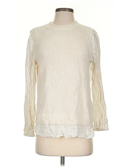 Pre-owned Fatface Pullover Sweater In Ivory