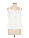Fatface Sleeveless Blouse In White