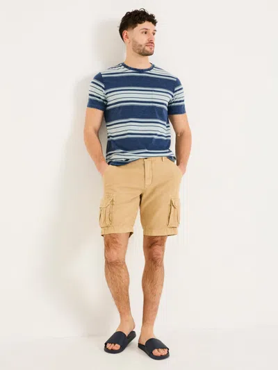 Fatface Stone Cotton Linen Cargo Shorts