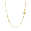 Fatone Necklace Rosary Woman  _ In Gold