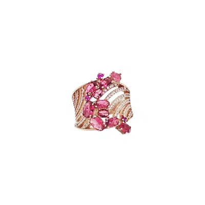 Fatone Ring Woman  Fat925-225 In Pink