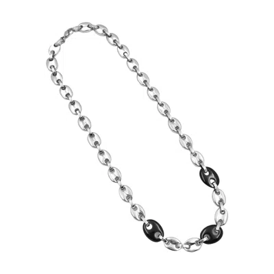 Fatone Unisex Necklace  Fatac02 In Metallic