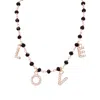 Fatone Women's Long Necklace  Tor9135-07 In Pink