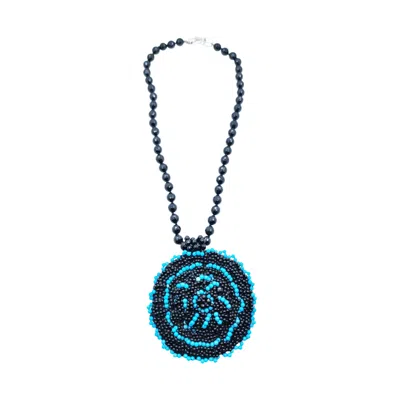Fatone Women's Necklace  Fat925-245 In Black