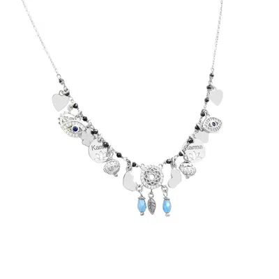 Fatone Women's Necklace  Fat925-62 In Pink