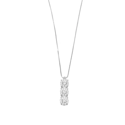 Fatone Women's Necklace  Is9115-48 In Silver