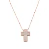 Fatone Women's Necklace  Sd9113-13 In Pink