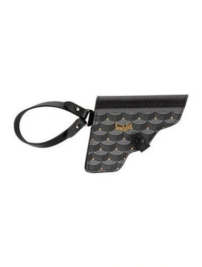 Pre-owned Fauré Le Page Caliber 18 Mirror Wristlet In Grey