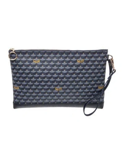 Pre-owned Fauré Le Page Clutch In Blue