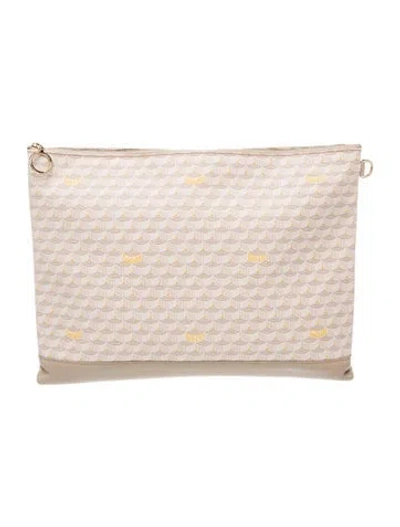 Pre-owned Fauré Le Page Clutch In Pink