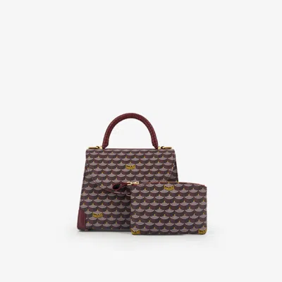 Fauré Le Page Faurever 21 Bag In Velvet Red