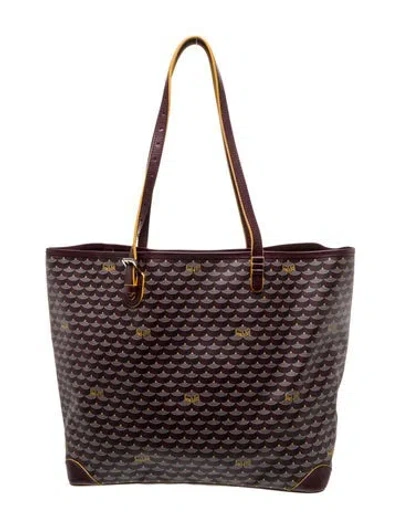 Pre-owned Fauré Le Page Monogram Daily Battle 35 In Burgundy