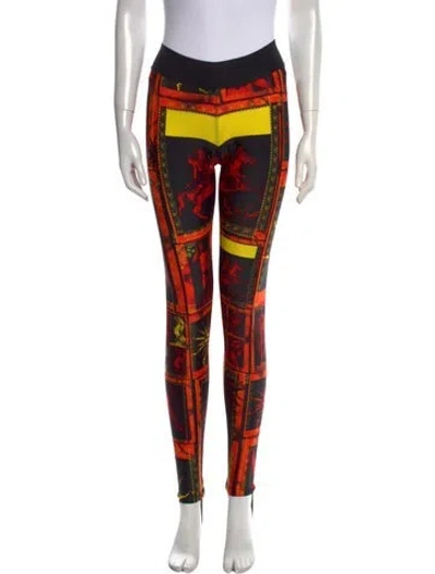 Pre-owned Fausto Puglisi Nylon Skinny Leg Pants In Multi