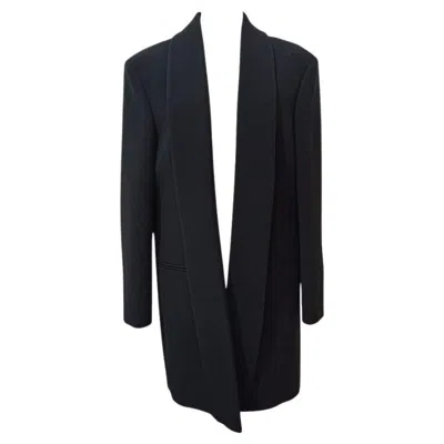 Pre-owned Fausto Puglisi Overcoat Size 44 In Black