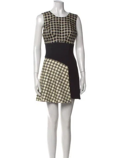 Pre-owned Fausto Puglisi Silk Mini Dress