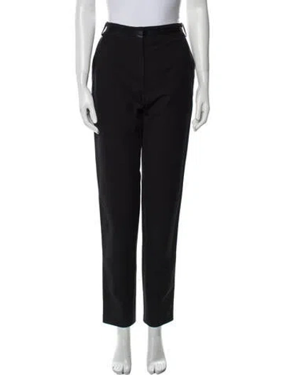 Pre-owned Fausto Puglisi Straight Leg Pants In Black