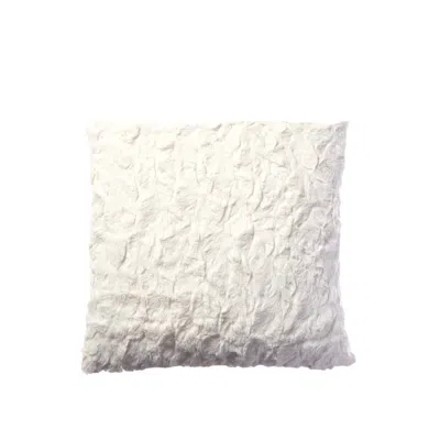 Faux Addict Luxury Faux Fur Pillow In White