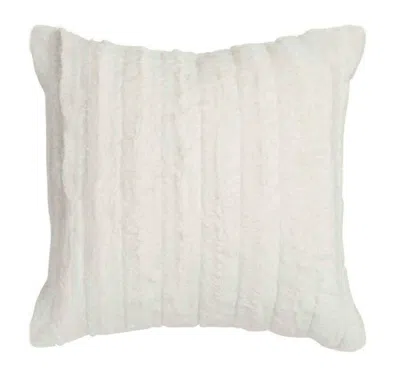 Faux Addict Luxury Faux Fur Pillow In White