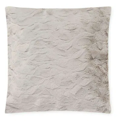 Faux Addict Luxury Faux Fur Pillow In Gray