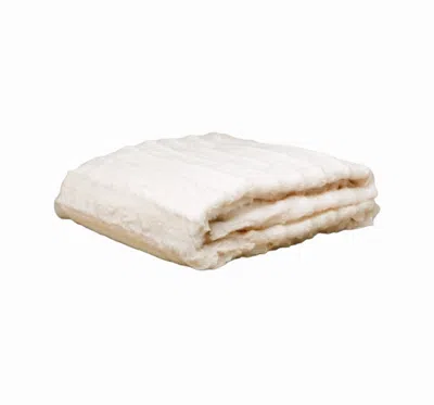 Faux Addict Luxury Faux Fur Throw In Neutral