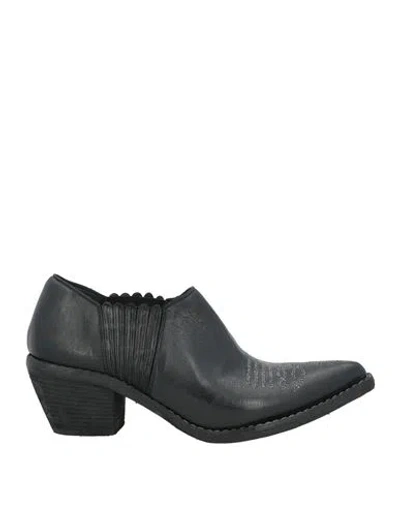 Fauzian Jeunesse Woman Ankle Boots Black Size 6 Leather