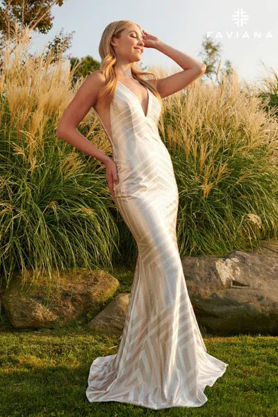 Faviana Es10889 Long Formal Evening Prom Dress