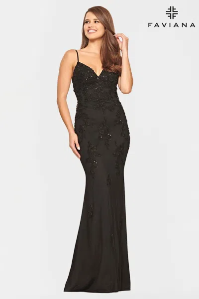 Faviana Long Formal Prom Dress S10633