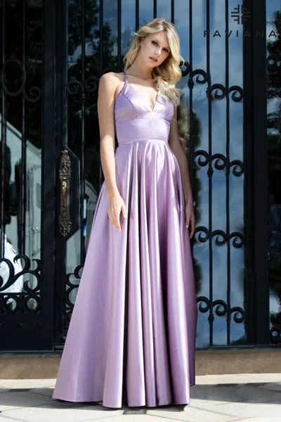 Faviana S10252 Long Bridesmaids Prom Ball Gown