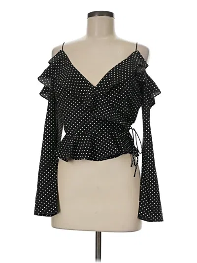 Pre-owned Favlux Fashion 3/4 Sleeve Blouse In Black