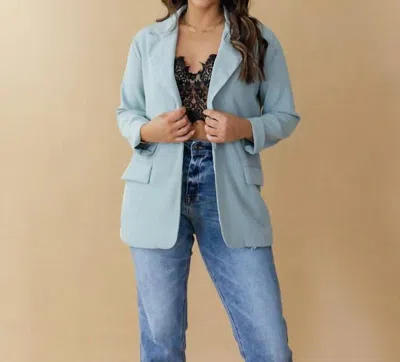 Favlux Fashion Amalfi Blazer In Sage