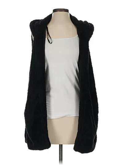 Pre-owned Favlux Fashion Faux Fur Vest In Black