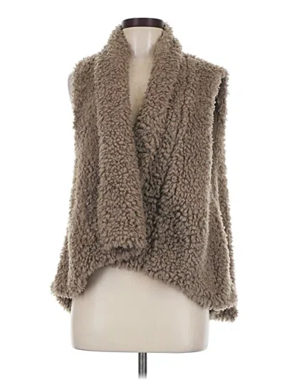 Pre-owned Favlux Fashion Faux Fur Vest In Tan