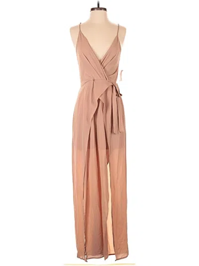 Pre-owned Favlux Fashion Jumpsuit In Tan
