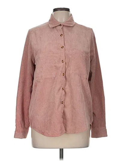 Pre-owned Favlux Fashion Long Sleeve Blouse In Pink