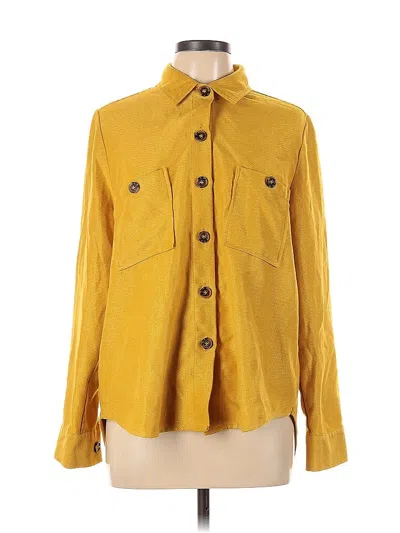 Pre-owned Favlux Fashion Long Sleeve Blouse In Yellow