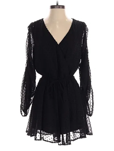 Pre-owned Favlux Fashion Romper In Black