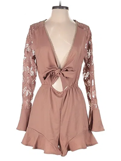 Pre-owned Favlux Fashion Romper In Brown