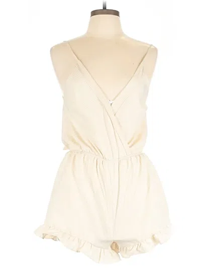 Pre-owned Favlux Fashion Romper In White
