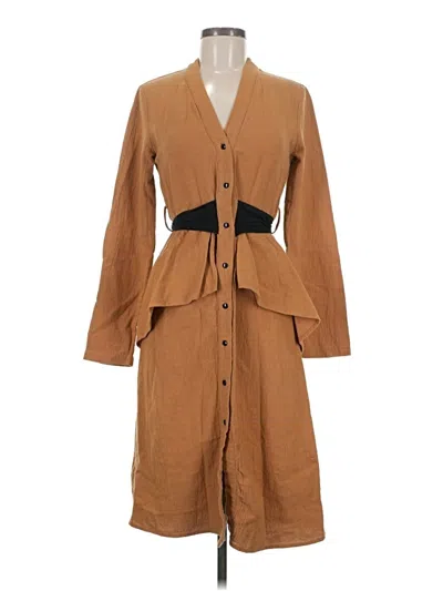 Pre-owned Favlux Fashion Trenchcoat In Brown