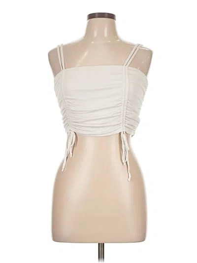 Pre-owned Favlux Fashion Tube Top Ivory Strapless Neckline Tops In White