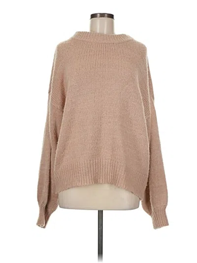 Pre-owned Favlux Fashion Turtleneck Sweater In Tan