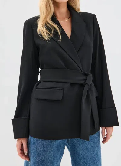 Favorite Daughter Adrienne Blazer In Black