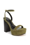 Favorite Daughter Ankle-strap Platform Sandals In Green